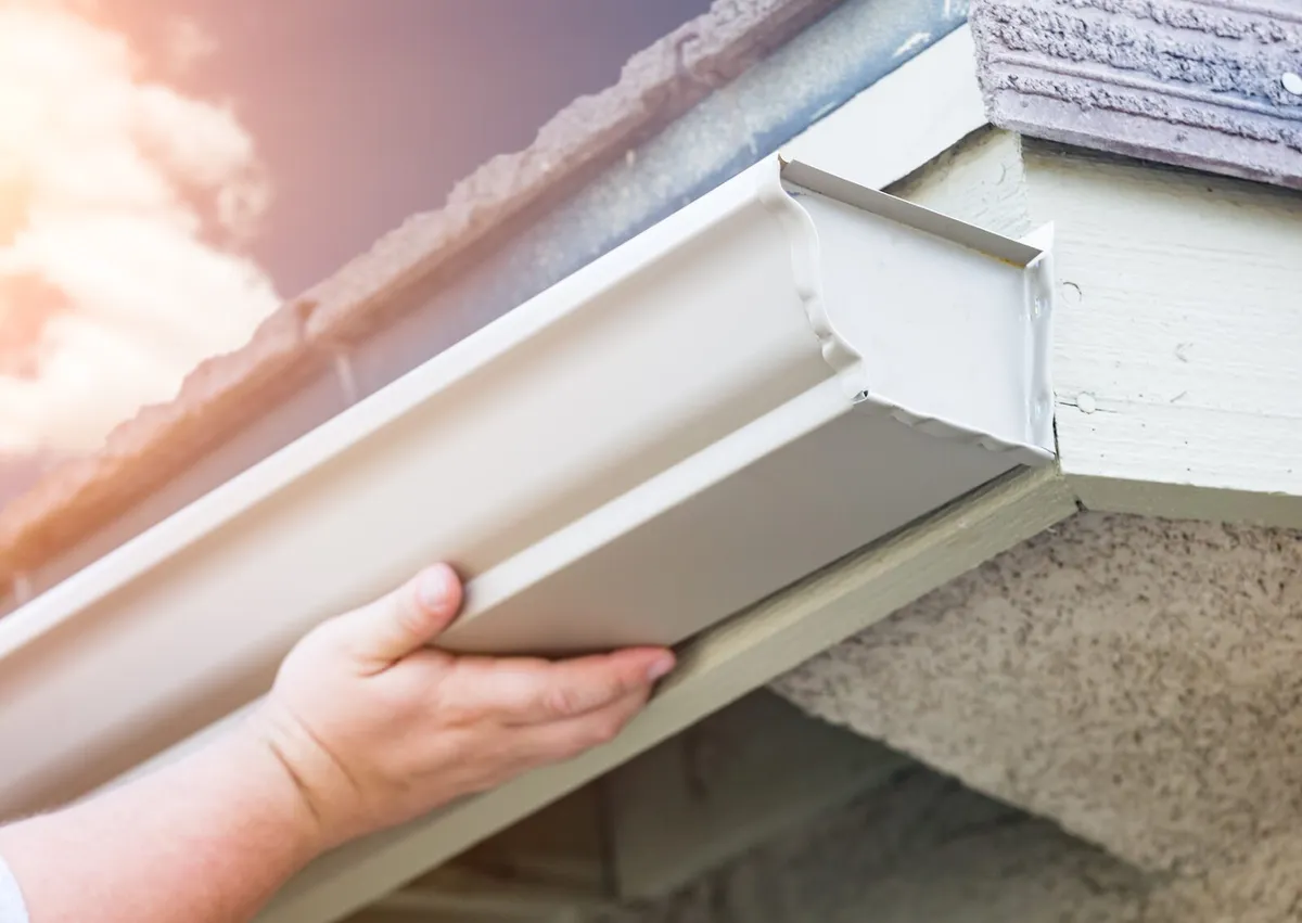 Seamless gutter installation in Central Iowa